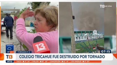 Colegio de Requínoa queda arrasado tras paso de tornado