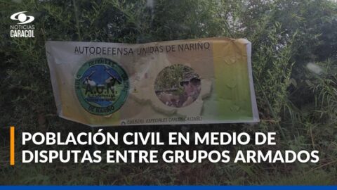 Combates armados y drones dejan evacuados y confinados en Nariño