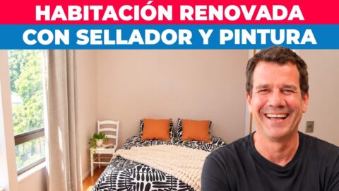 Cómo pintar un dormitorio: sellador, cielo blanco y muros