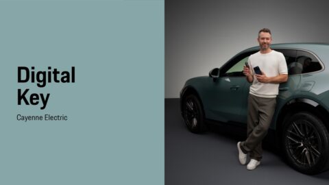 Cómo usar la llave digital del Porsche Cayenne Electric