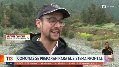Comunas de la zona central se preparan para sistema frontal