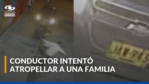 Conductor de app habría intentado arrollar a una familia en Bogotá