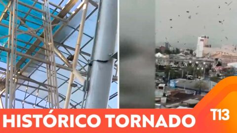 Confirman tornado histórico en terminal de Estación Central