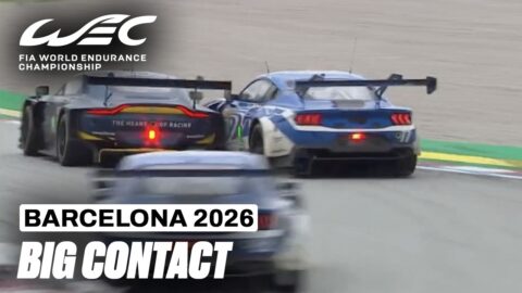 Contacto entre Aston Martin y Ford en las 6 Horas de Barcelona