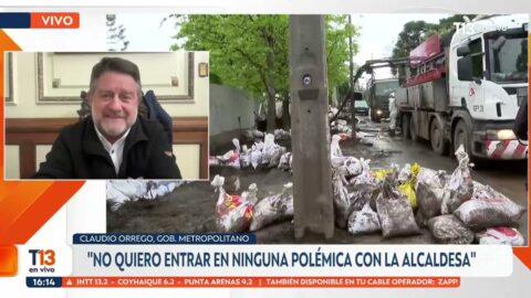 Cruce entre gobernador y alcaldesa de Las Condes por aluvión
