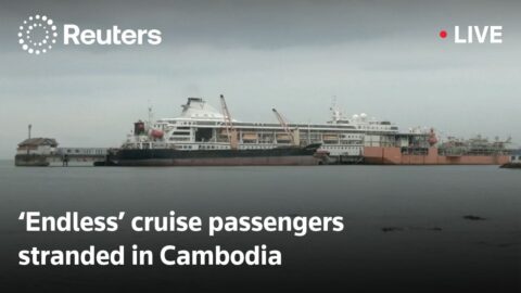 Crucero varado en Camboya tras alza de costos de combustible