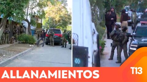 Curacaví: 22 detenidos en masivos allanamientos