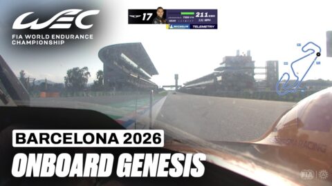Derani recorre una vuelta de Barcelona desde el Genesis Hypercar