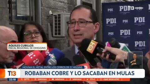 Desarticulan banda que robaba cobre de El Teniente; 59 detenidos
