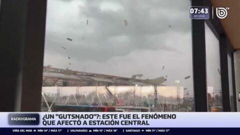Descartan tornado en Estación Central y revelan fenómeno que voló techos