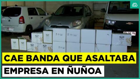 Detienen a banda que asaltó empresa y huyó hasta Pudahuel