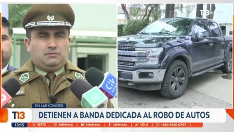 Detienen a cuatro personas por robo de autos en Las Condes