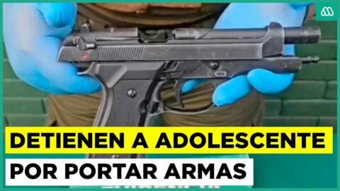 Detienen a estudiante de 16 años con arma en liceo de San Miguel