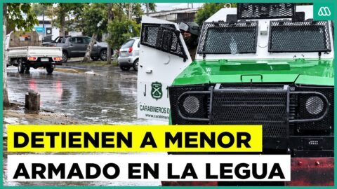 Detienen en La Legua a adolescente ecuatoriano de 15 años con arma