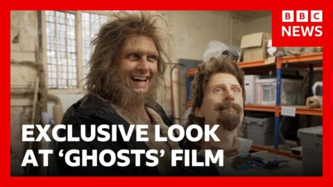Detrás de cámaras de la película Ghosts: la casa Button