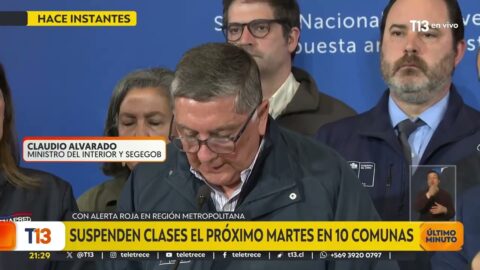 Diez comunas sin clases el próximo martes 20 de octubre