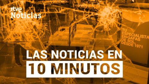 Disturbios y saqueos en Barcelona marcaron la agenda del domingo