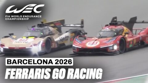 Duelo de los Ferrari bajo la lluvia en las 6 Horas de Barcelona
