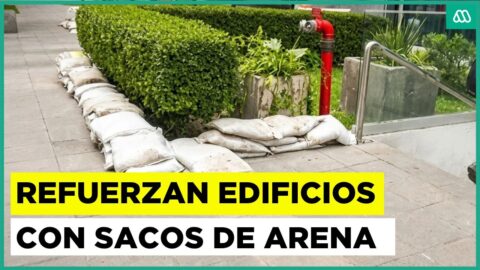 Edificios de Los Leones refuerzan accesos ante nuevas lluvias