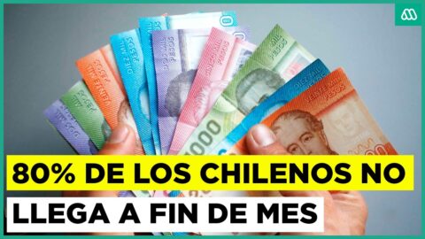 El 80% de las familias chilenas no logra cubrir sus gastos