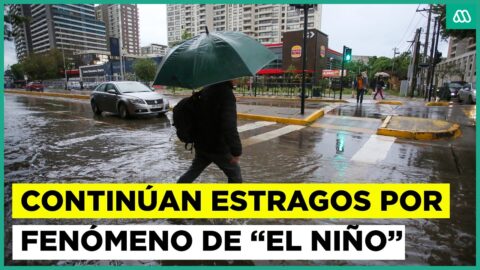 El Niño: alerta por tornados y socavones en Chile