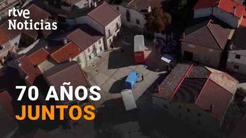 El Telediario 1 emite desde Robledillo de la Jara por los 70 años de TVE