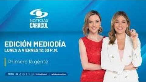 Emisión del mediodía de Noticias Caracol, 27 de octubre