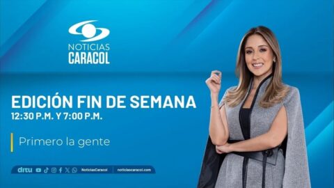 Emisión del mediodía de Noticias Caracol del sábado