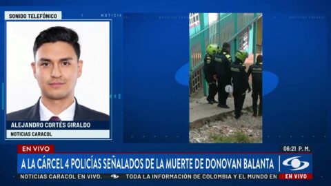 Envían a prisión a cuatro policías por la muerte de Donovan Balanta