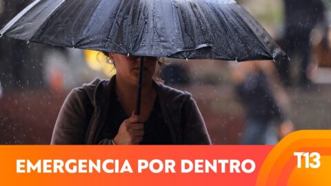Equipos de emergencia rescatan personas durante sistema frontal en Chile