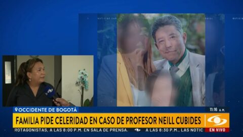 Esposa de Neill Cubides denuncia falta de avances en la causa
