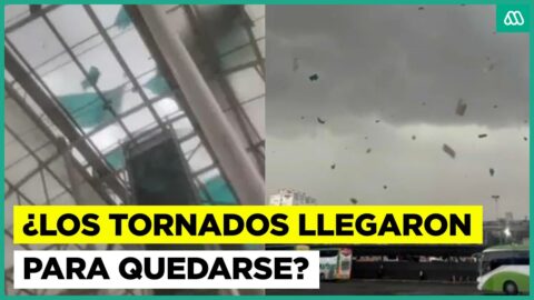 Estación Central registra tornado inédito en la capital desde 1893