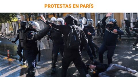 Estudiantes y movimientos sociales protestan en Francia contra el coste de la vida