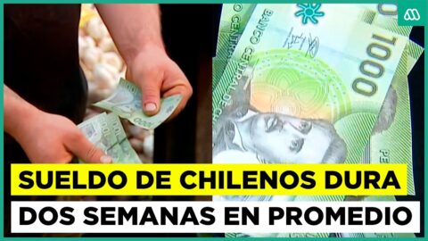 Estudio de Laborum: sueldo de chilenos dura unas dos semanas