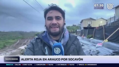 Evacuan a más de 150 familias por socavón en Arauco
