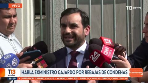 Exministro Gajardo critica rebajas de condenas en Chile