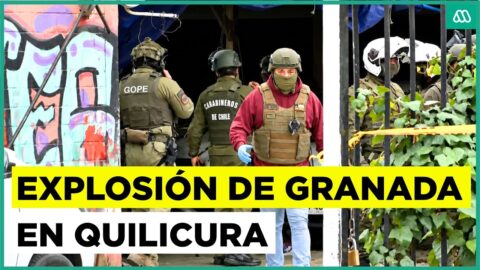Explosión de presunta granada en Quilicura deja un hombre grave