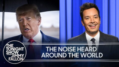 Fallon repasa en su monólogo el mitin de Trump y el globo roto de Hegseth