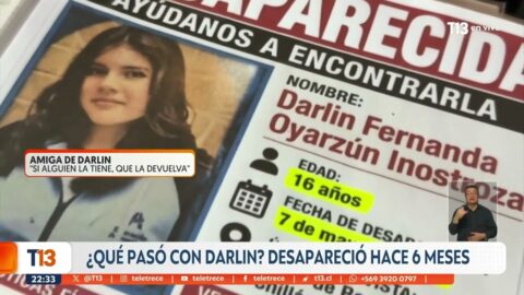 Familia de Darlin Oyarzún pide ayuda tras seis meses sin saber de ella
