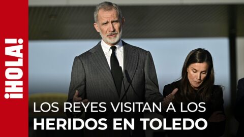 Felipe VI y Letizia visitan a los heridos del tren de Urda