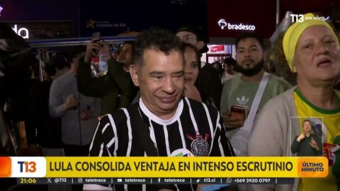Festejos en São Paulo tras el triunfo de Lula sobre Bolsonaro