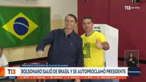 Flávio Bolsonaro llega a Miami tras denunciar fraude electoral en Brasil