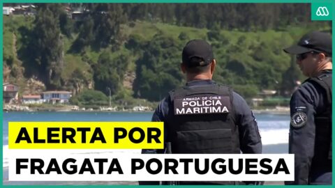 Fragata portuguesa lleva al cierre de playas en Algarrobo y Puchuncaví