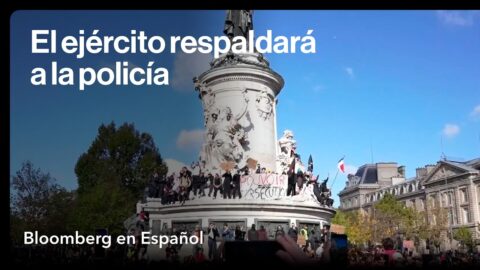 Francia alista militares para apoyar a la policía en protestas