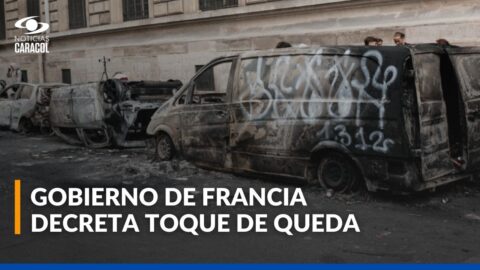 Francia decreta toque de queda en varias ciudades por protestas