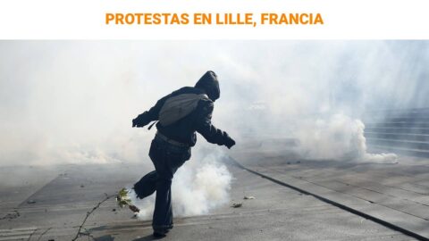 Francia despliega más de 10.000 policías ante protestas estudiantiles