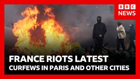 Francia impone toques de queda en varias ciudades tras días de disturbios