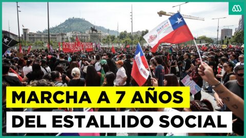 Fuerte resguardo policial en Plaza Italia por convocatoria del 18-O