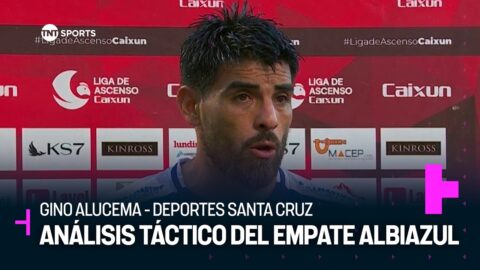 Gino Alucema analiza el empate de Santa Cruz ante Copiapó