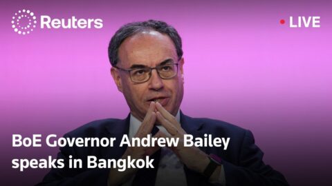Gobernador del Banco de Inglaterra habla en Bangkok